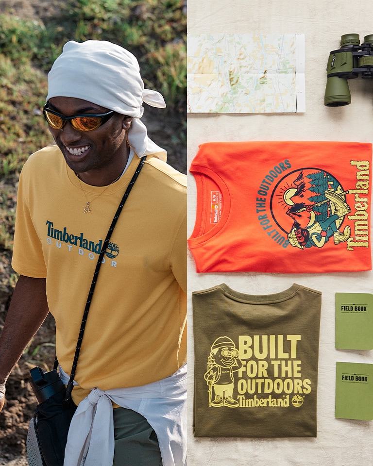 Outdoor-inspired graphic tees